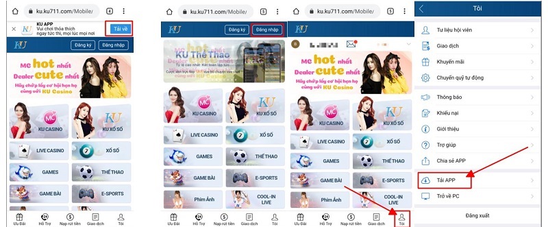 tải app kubet