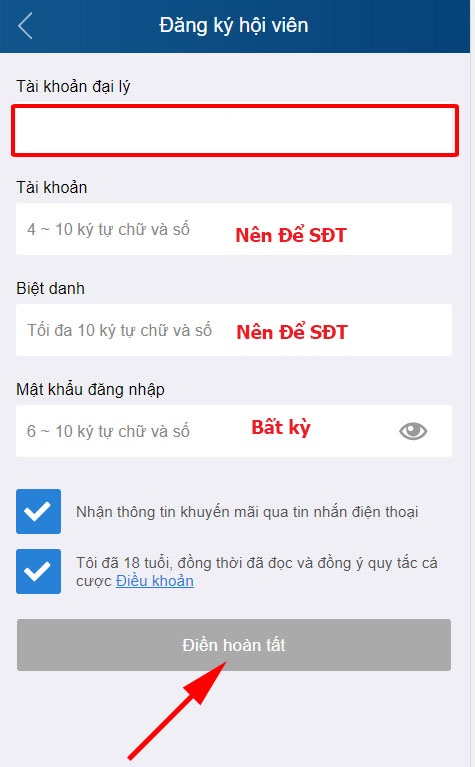 đăng ký tài khoản Kubet