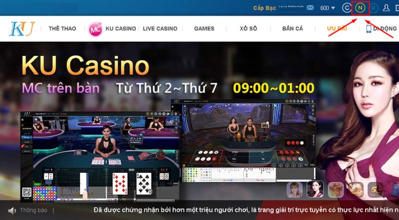 Kucasino hướng dẫn nạp tiền qua VIB