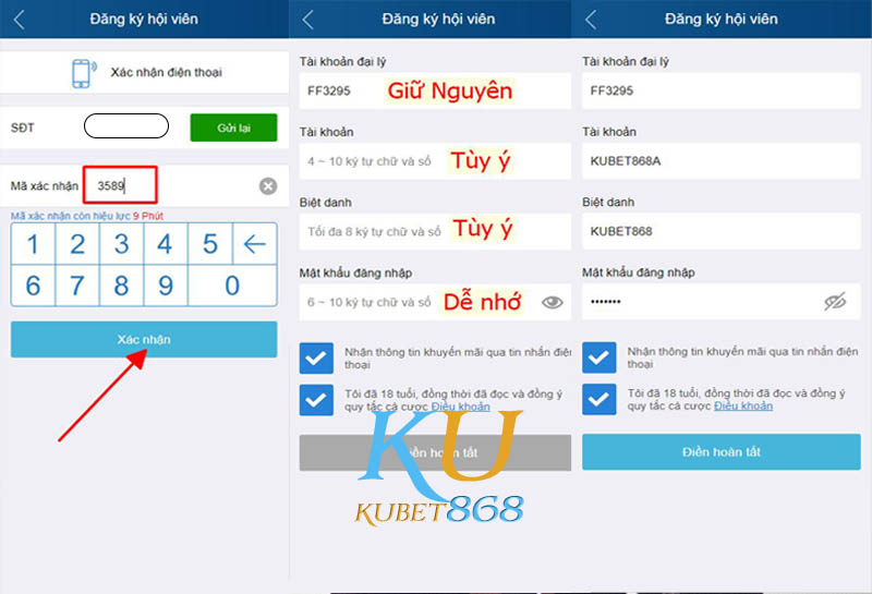 kubet77 đăng ký tài khoản