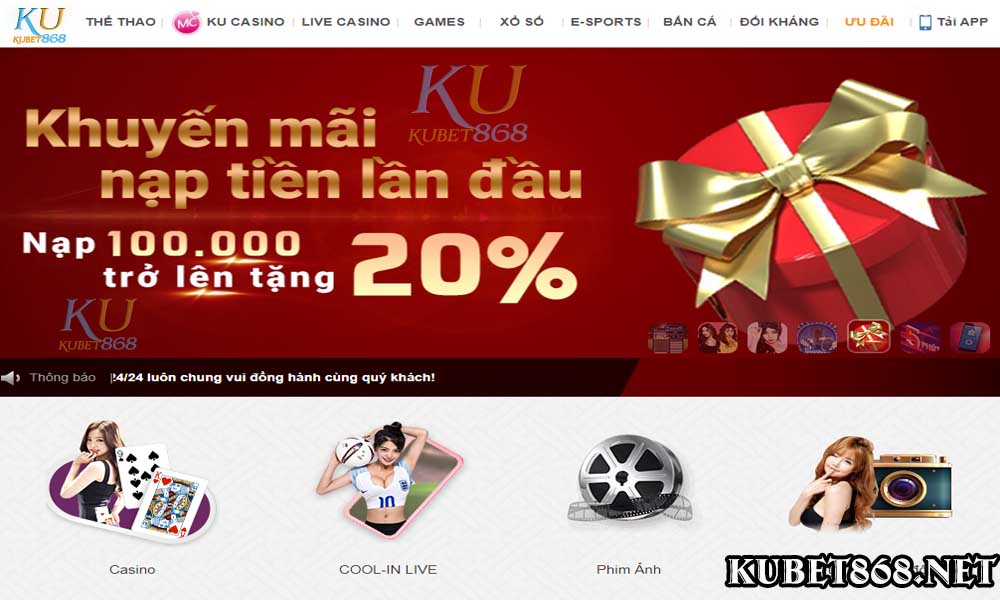 ku casino hướng dẫn nạp tiền từng bước tài khoản KUBET