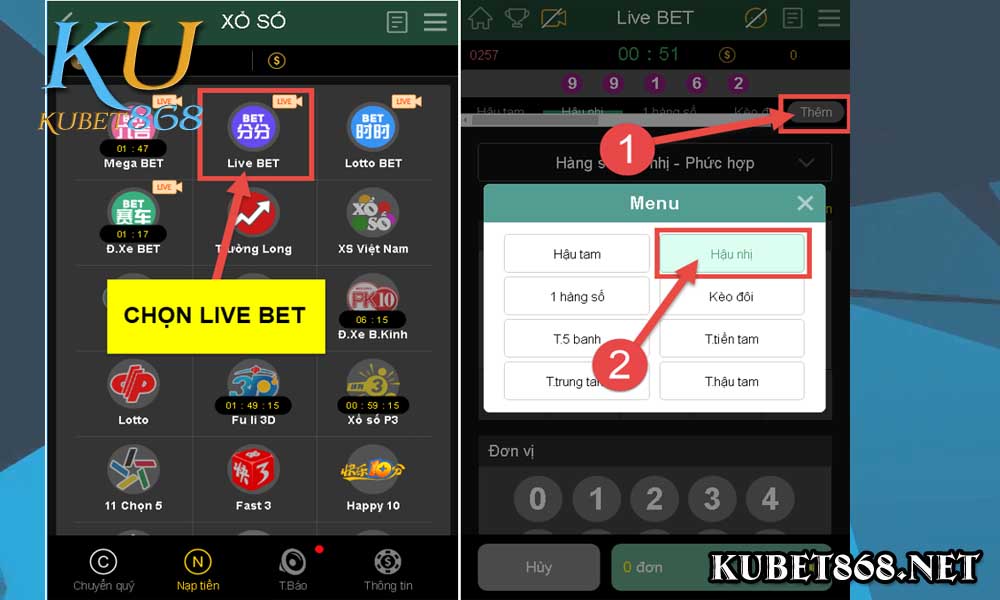 ku casino hướng dẫn nạp tiền từng bước tài khoản KUBET