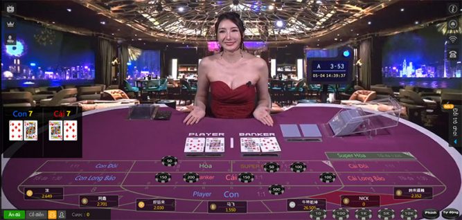 chơi baccarat tại Kubet